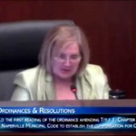 City Councilwoman Brodhead Out Having Fun During Council Meeting